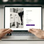 Photo of someone using their laptop to sign up for the FairVote newsletter