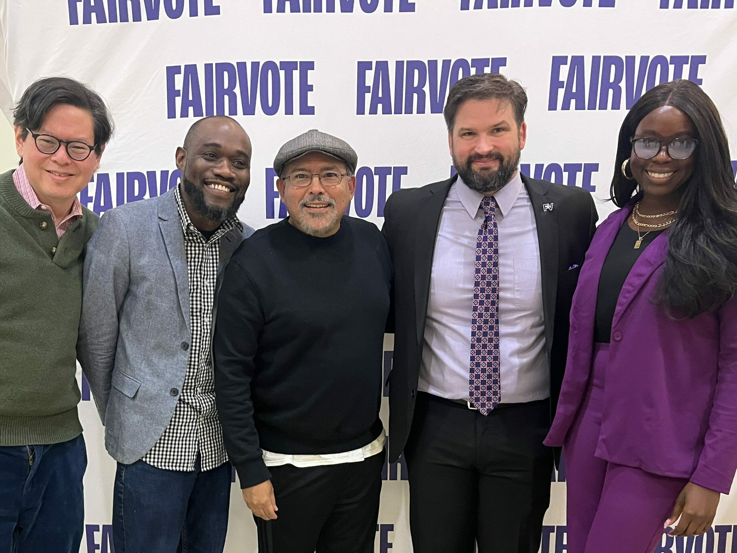 Photo of panelists at an event at Columbia University