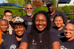 Campaigners with Urban League of Portland