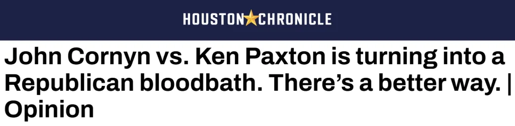 Headshot from an article in the Houston Chronicle