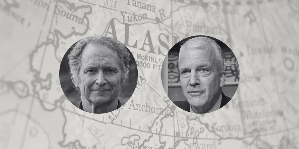 Photo of Alaska Senator Dan S Sullivan, next to a photo of teacher Dan J Sullivan